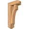 Ekena Millwork Westlake Arts and Crafts Smooth Bracket w/ Offset Brace, Western Red Cedar, 5 1/2"W x 14"D x 26"H BKT0604X14X26WTL03SWR - alternate 1